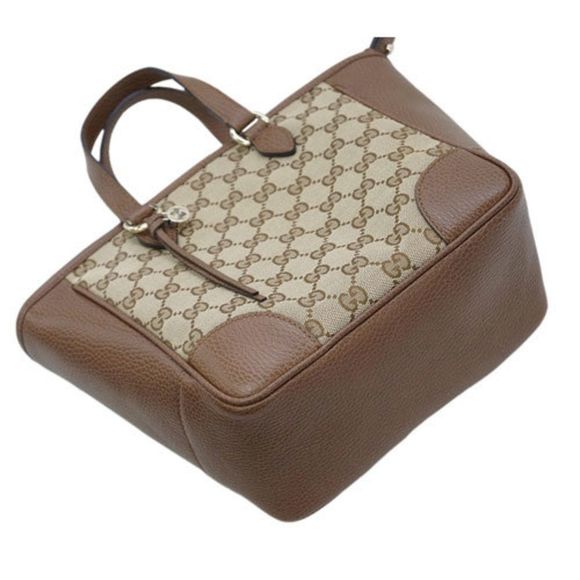 Gucci Bag 2way Handbag Shoulder GG Canvas Beige - Picture 3 of 7